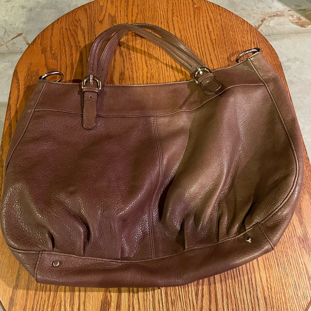 Furla Rich Brown Leather Tote - Picture 2 of 7